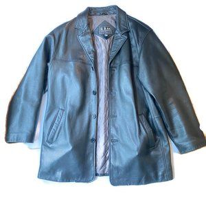 RBM men's leather coat size M